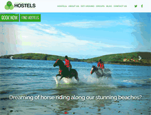 Tablet Screenshot of hostels-ireland.com